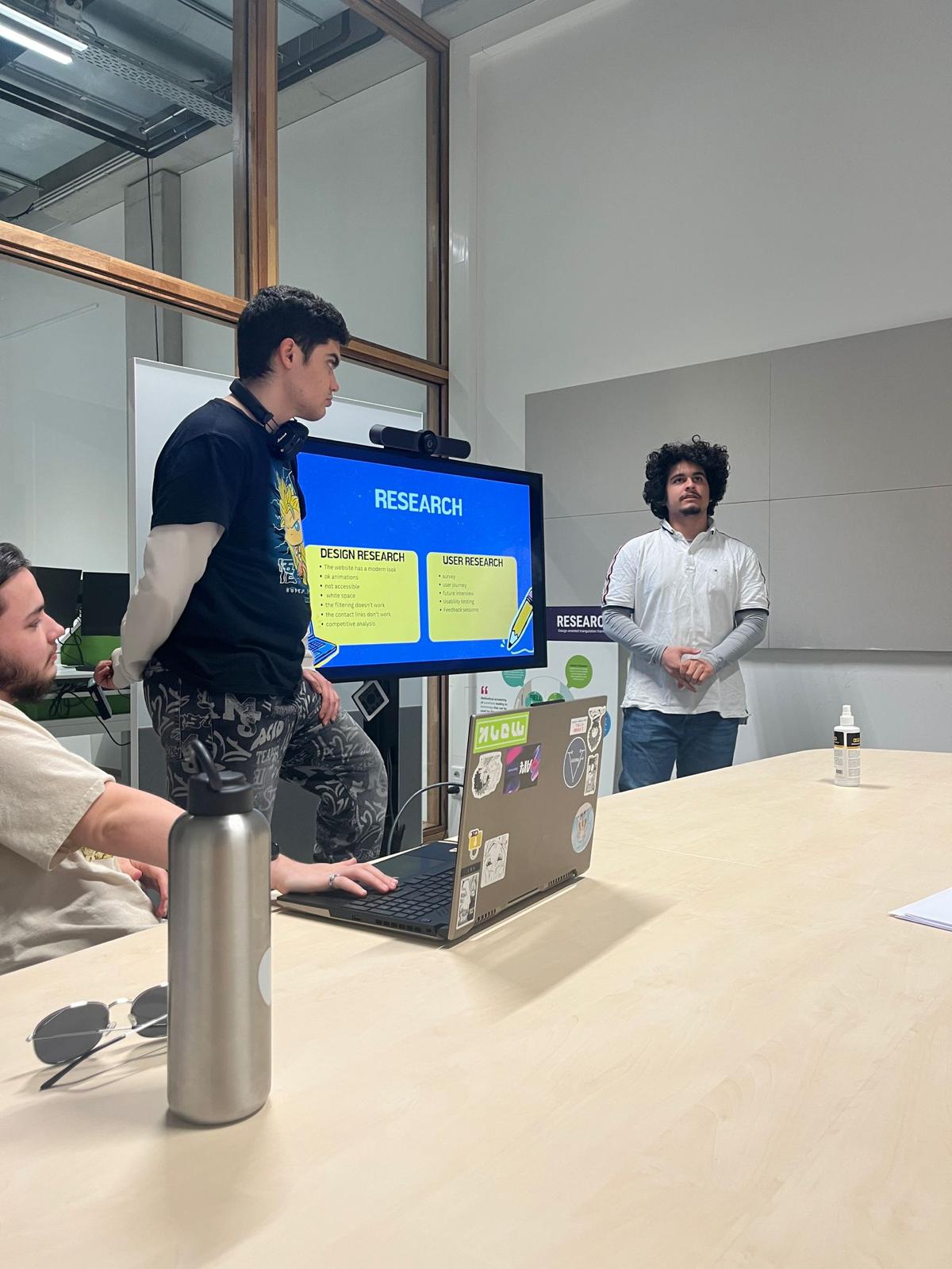 Image of the first sprint presentation for BELCO